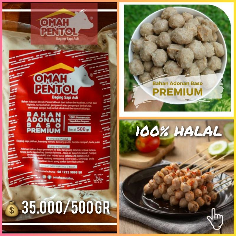 

Murah ! Bahan Bakso Premium Omah Pentol (Frozen Food)