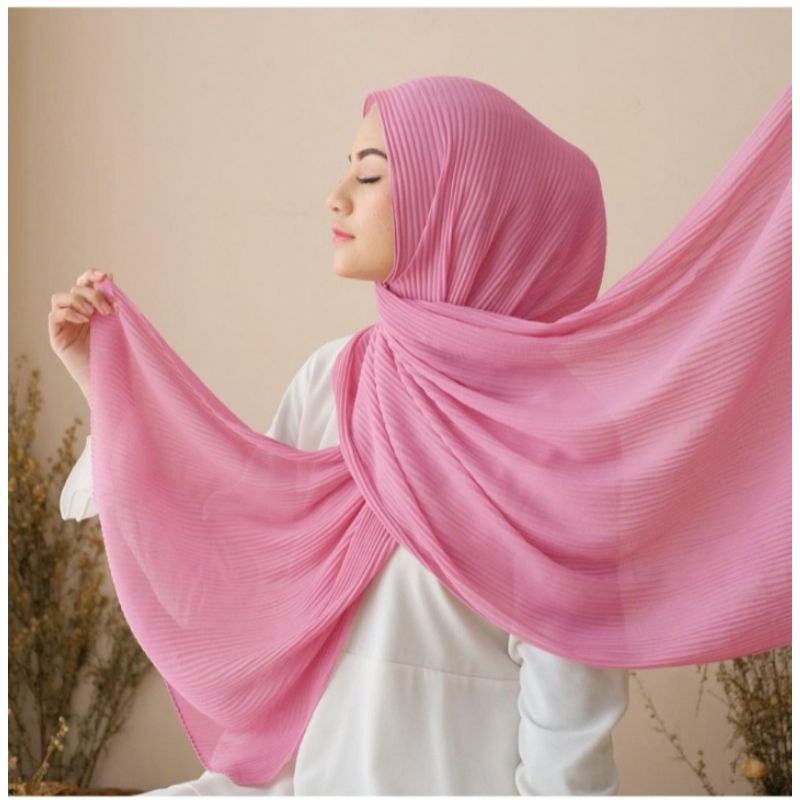 HIJAB PASHMINA PLISKET PREMIUM IMPORT TERLARIS