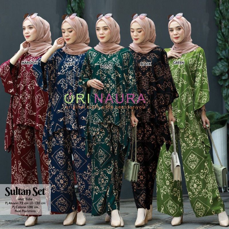 SETELAN WAKAWAKA JUMBO ONE SET WANITA SULTAN
