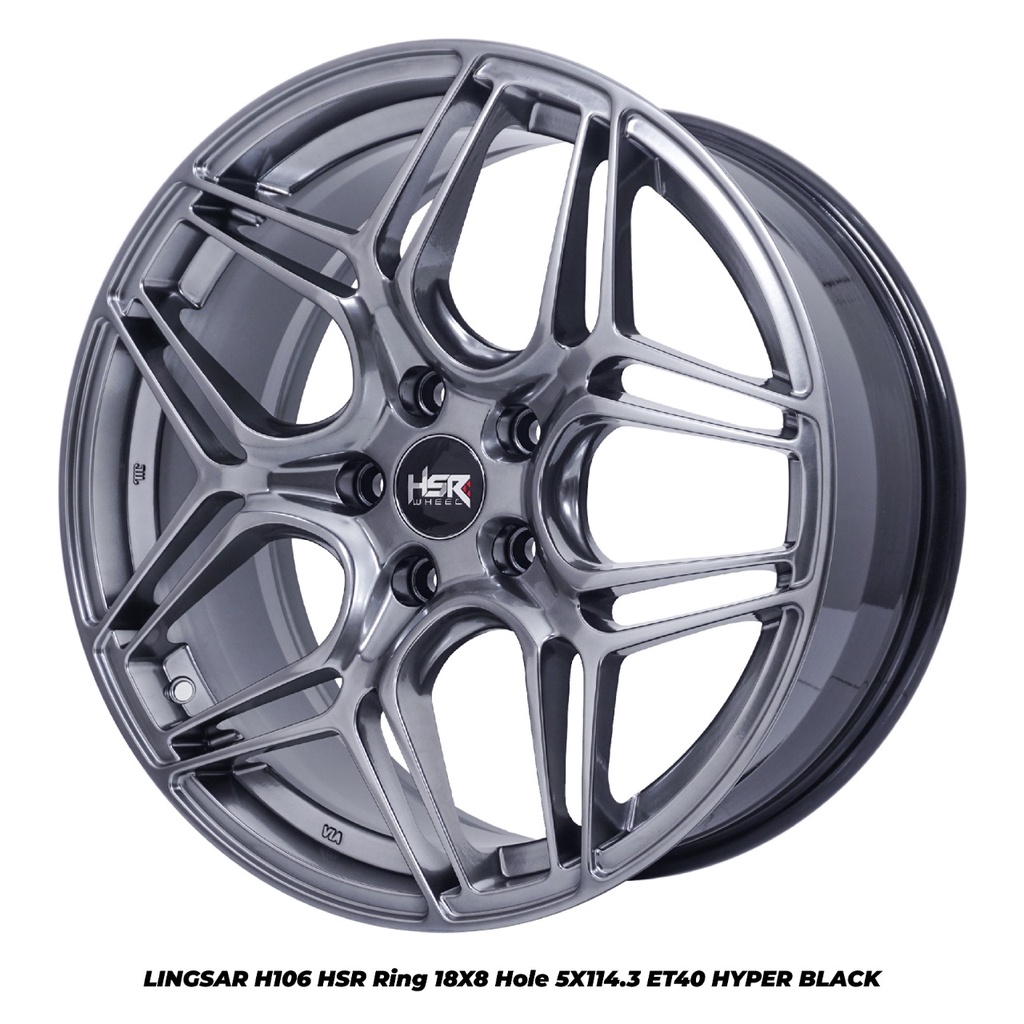 Velg Recing HSR R18 Model Lingsar lobang5 cocok Buat Mobil Wuling Xpander Cross Suzuki xl7 dll