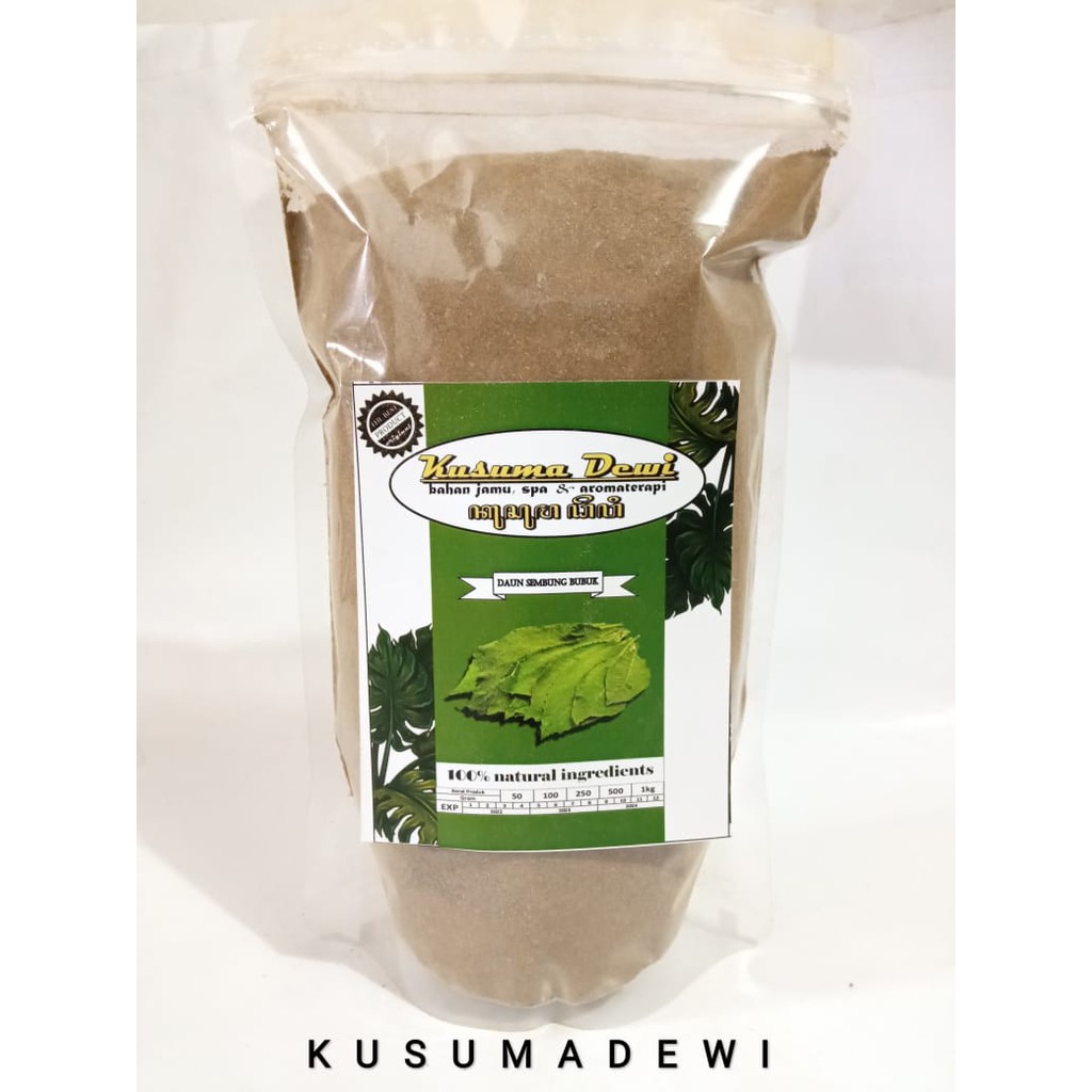 

Bubuk Daun Sembung Kering / Baccharis Salvia Lour 100 gram