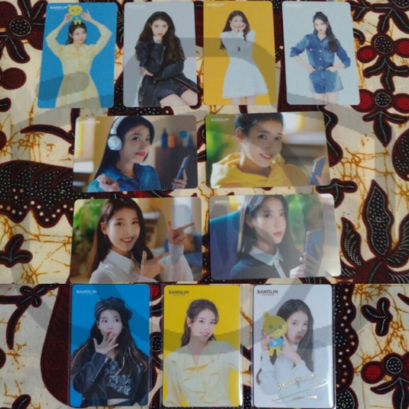 [READY] Sharing IU Photocard Banolim Pizza set PC IU Lee Ji Eun MD Merch Merchandise UAENA Dlwlrma J