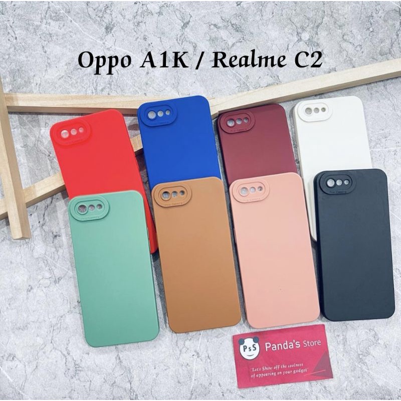 Softcase Pro Camera Oppo A1K / Realme C2 Candy Case Full Color 3D Silikon TPU