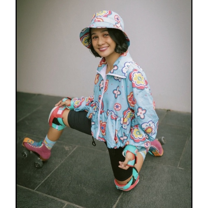 CALLA THE LABEL X ANDIEN BLOOM BLOSSOM CROP JACKET | READY SIAP KIRIM | JADETABEK GOSENT/GRAB|