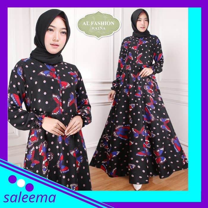 Gamis Syari Wanita 122   Gamis Wanita Muslimah 122   Abu abu Muda