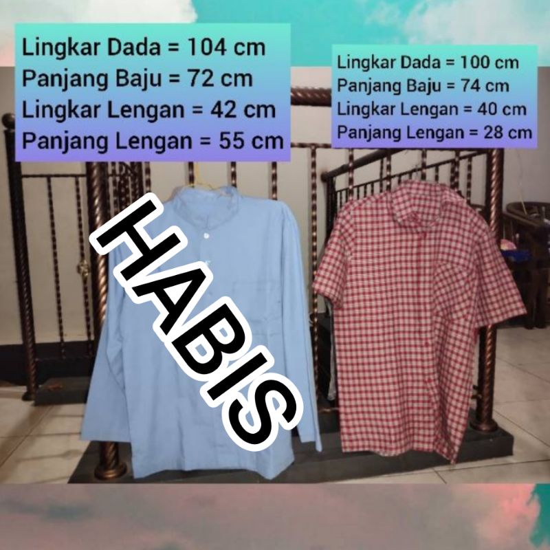 PRELOVED Baju Seragam Sekolah SD    - BAJU BEKAS