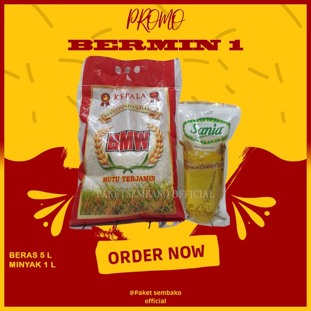 

Bermin 1 - Paket sembako Beras MInyak