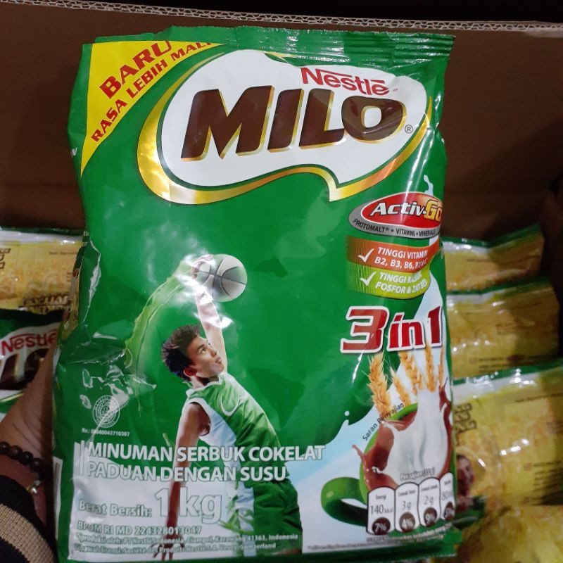 Milo susu bubuk 3in1 1kg