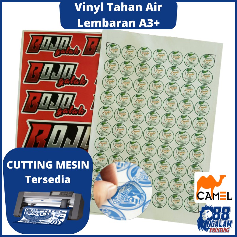 

Cetak Stiker Vinyl Susu Glossy Murah / Stiker Label Tahan Air