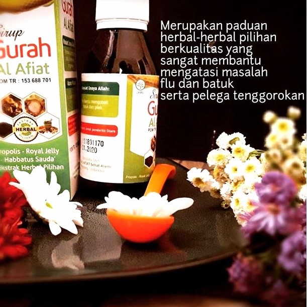 

Sirup Madu Gurah Al Afiat 125 ML | Mengatasi Flu Batuk | Pelega Tenggorokan | Madu Gurah