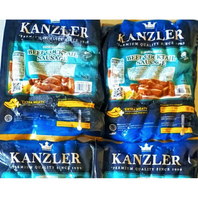 

Kanzler Beef Cocktail Sausage 500gr Sosis Sapi Kanzler