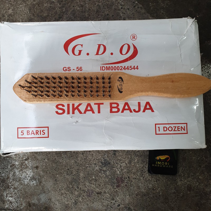 G.d.o Sikat Baja 5  6 Baris [12 Pcs]