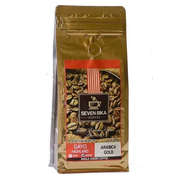 

Kopi Seven Bika Gayo Highland Arabika Gold 200 gr (Kopi Bubuk)