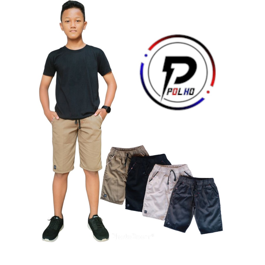 Celana Chino Anak Pendek Usia 5-13 tahun by POLHODENIM