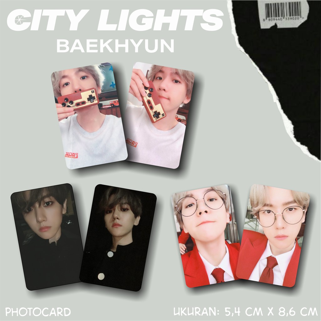 [Photocard] EXO Baekhyun City Lights - Unofficial