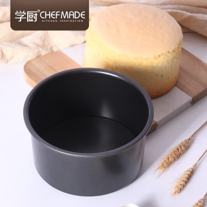 Chefmade WK9793 Round Removable Bottom BLACK 6 inch / Loyang Bongpas