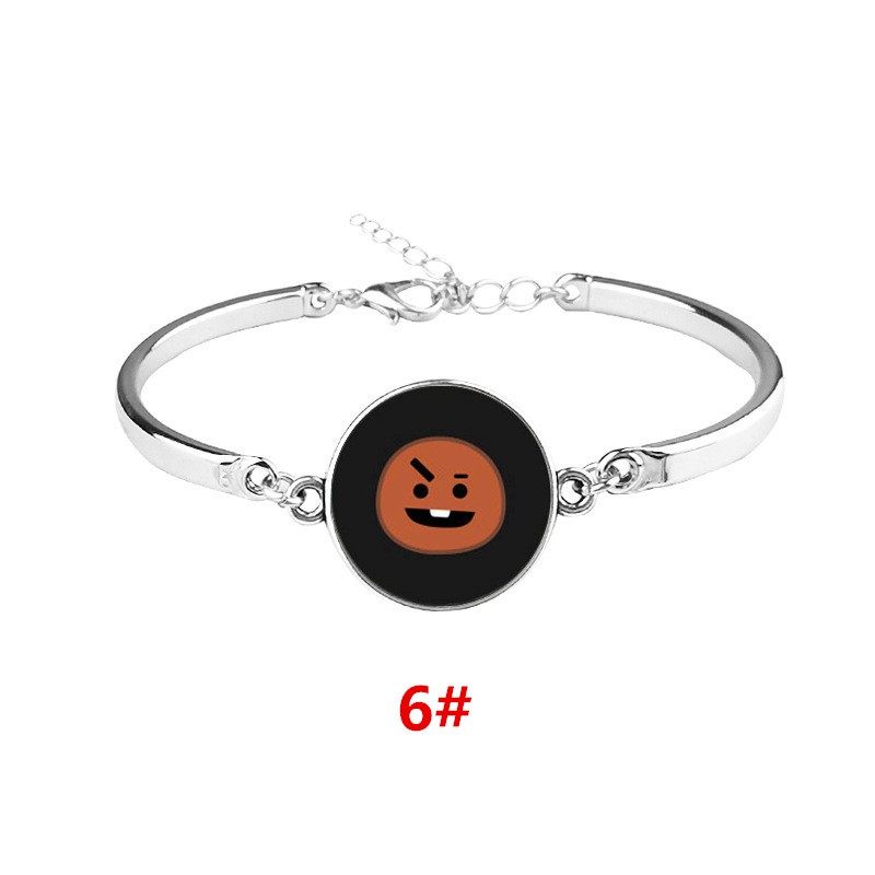 [Bayar Di Tempat]BTS KPOP BT21 Metal Gelang