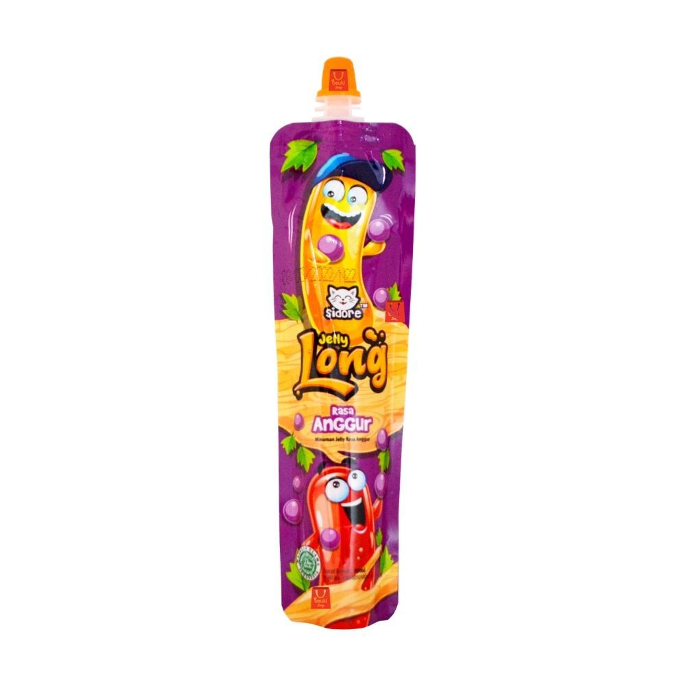 

POUCH Sidore Jelly Long Anggur Minuman Kemasan Jelly - 90ml
