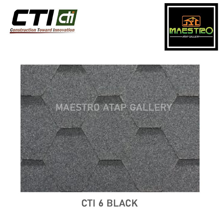 Atap Bitumen CTI CT6 Black