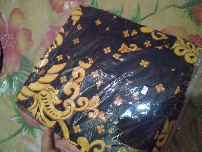 Zola_batik Batik Couple Gamis Belva Lengan Panjang