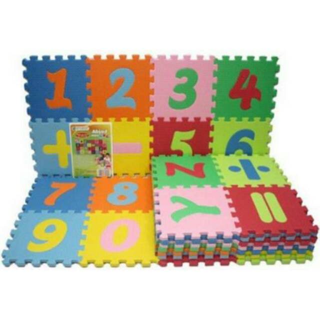 Evamats Karpet / Matras Lantai Puzzle Abjad Angka