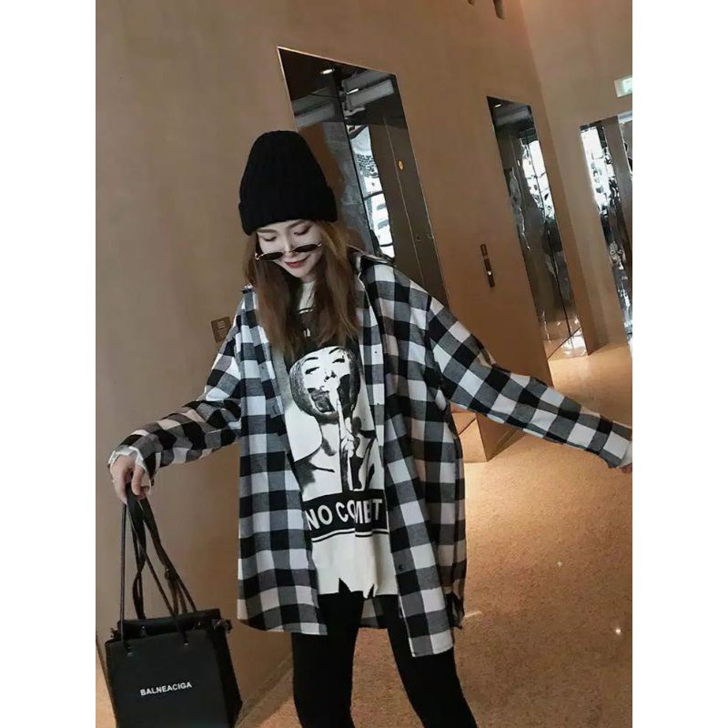 FC KEMEJA KOTAK KOTAK OVERSIZE