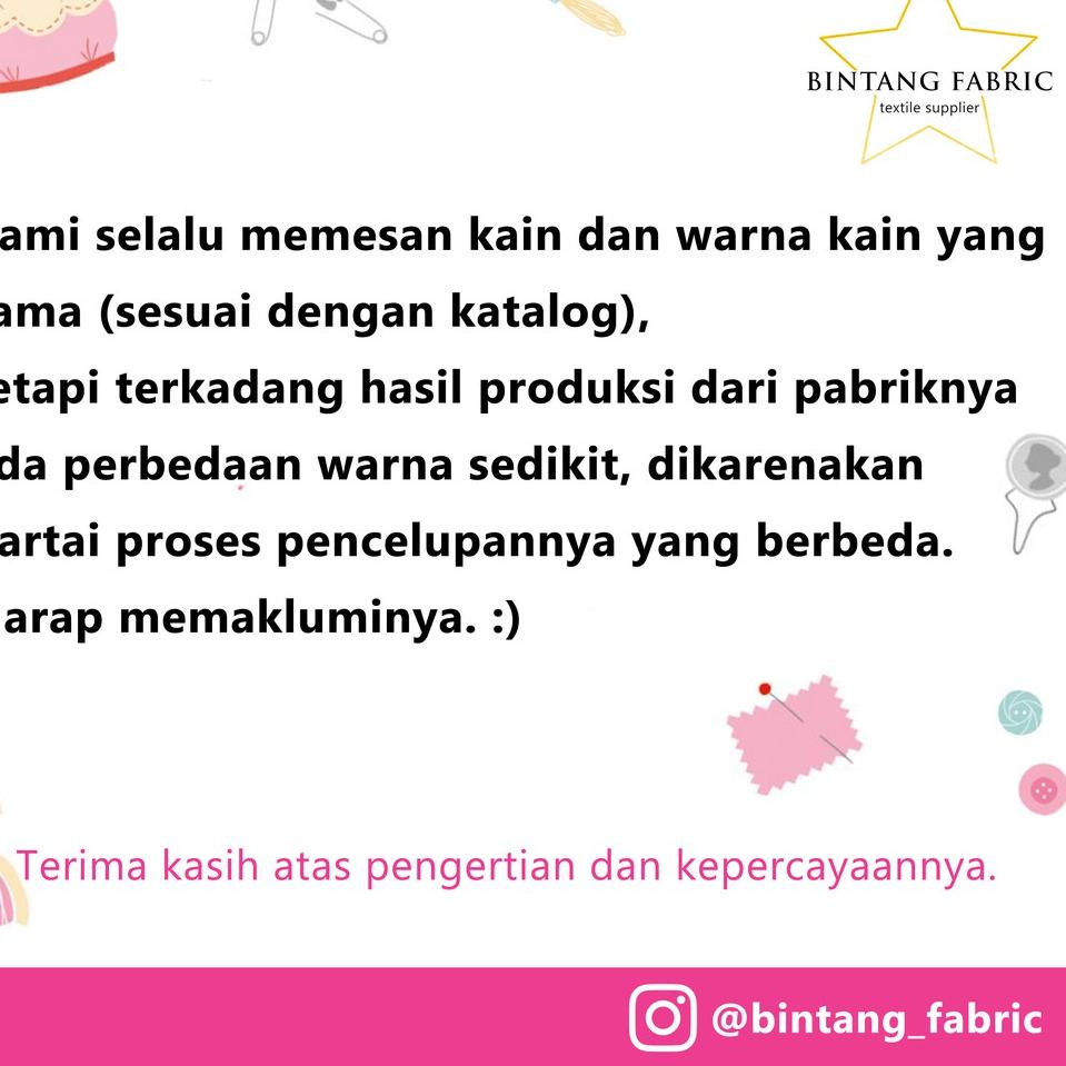 

CUCI GUDANG Buku Katalog Warna Kain Bintang Fabric ➤ 874