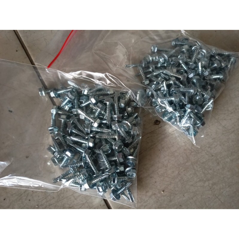 baut baja ringan 10 x 19 merek profit @100 pcs