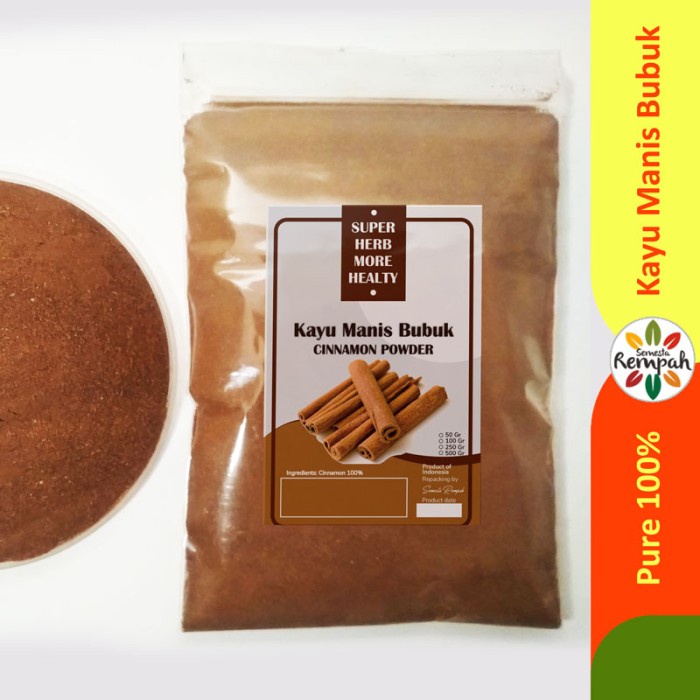 

Cinnamon Kayu Manis Bubuk 50gr Premium Semesta Rempah