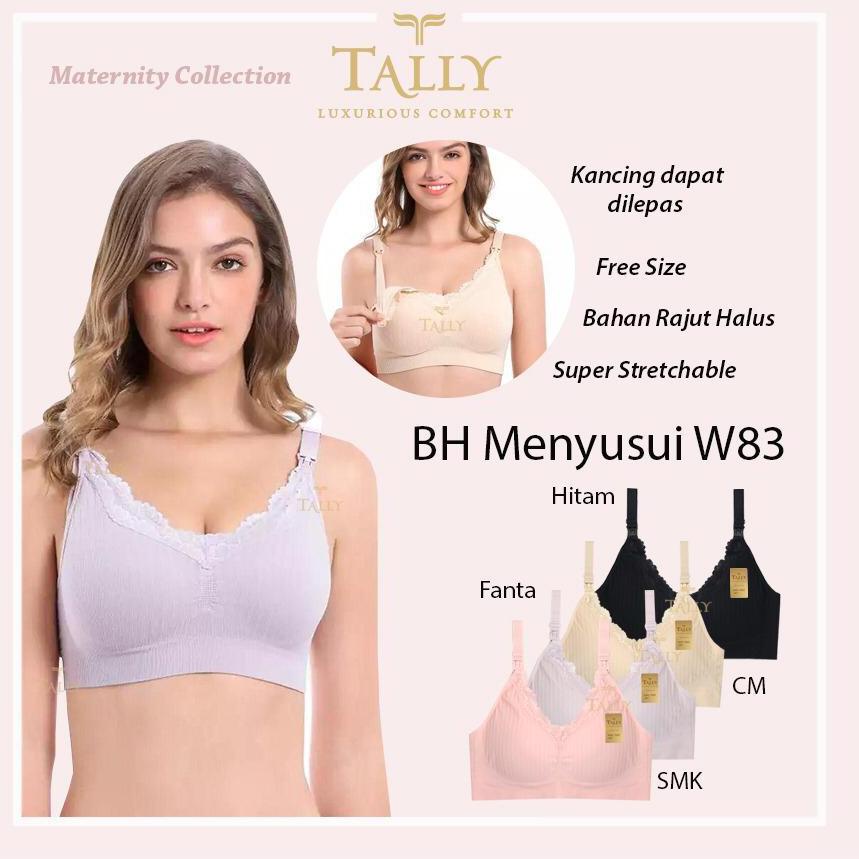 PCG.14Jl22ž– BRA BH MENYUSUI TANPA KAWAT TALLY W83 SEAMLESS BRA