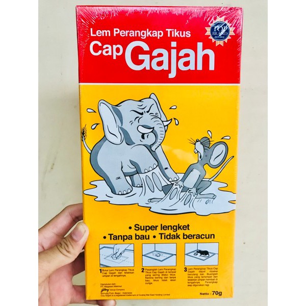 Lem Tikus Perangkap Jebakan Tikus Cap Gajah