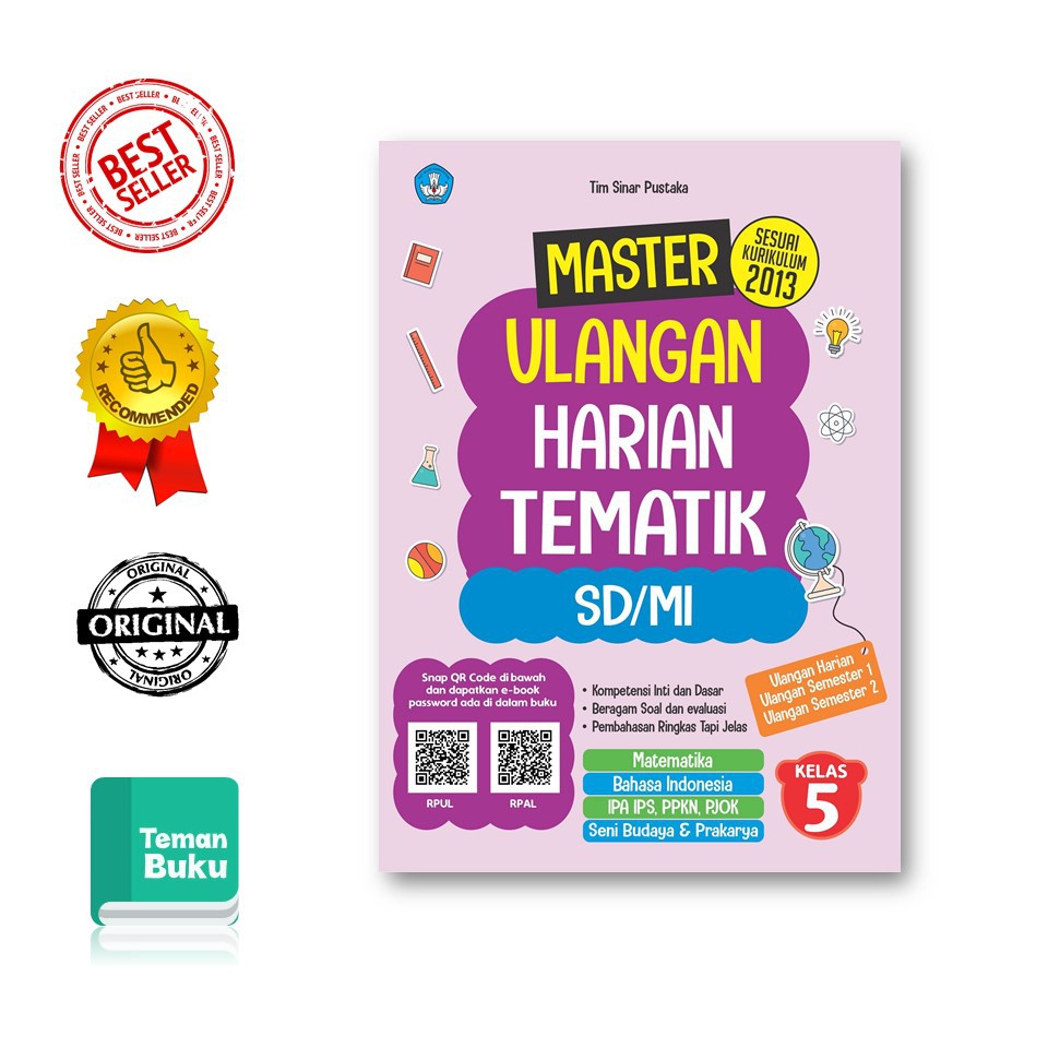 Baru Kelas 5 Sd Mi Master Ulangan Harian Tematik Buku Sekolah