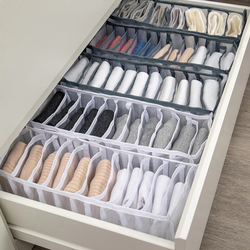 Flashmart Kotak Sekat Pembatas Pakaian Closet Organizer Storage Bra / Kotak pembatas organizer ini akan membuat lemari pakaian Anda lebih rapi