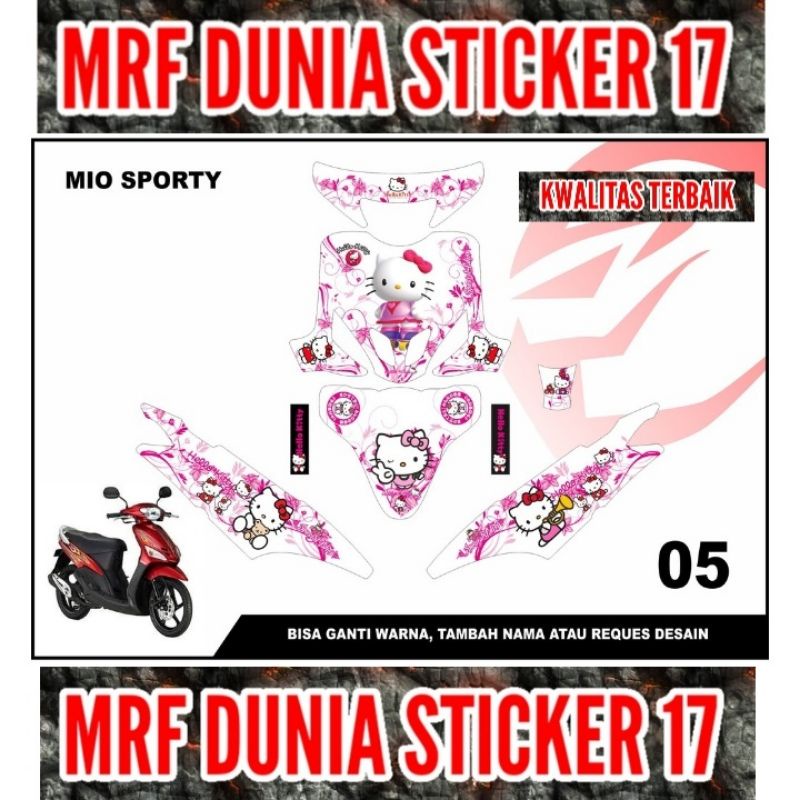 Sticker decal Mio sporty Full Body Striping Motor Mio Sporty Sticker  Mio Sporty Decal Sticker Mio S