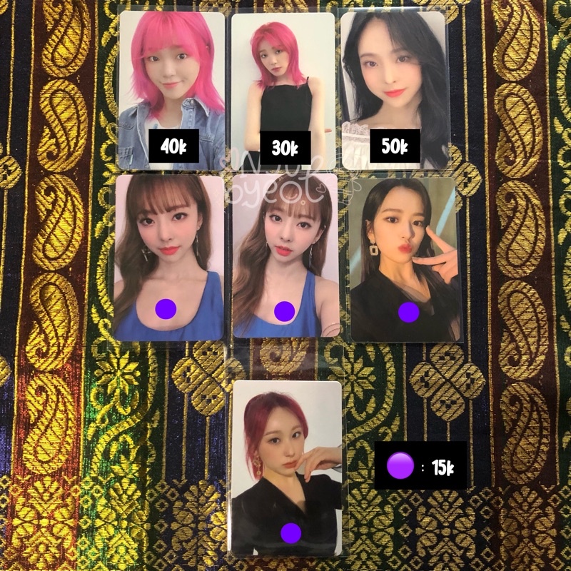 Seunghee Oh My Girl, Vivi Loona, Yujin & Chaeyeon Izone Photocard