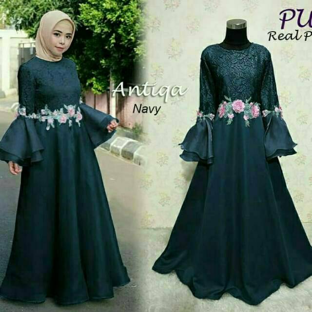 Gamis Pesta Premium Antiqa Gamis Pesta Muslimah Mewah