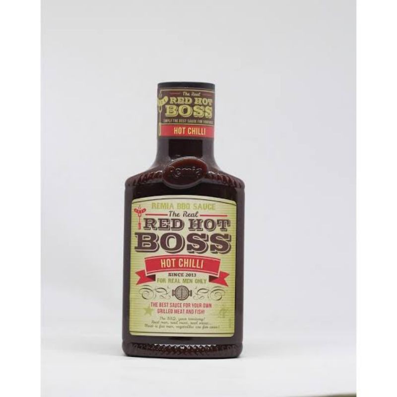 

REMIA RED HOT BOSS HOT CHILLI BBQ SAUCE 510GR