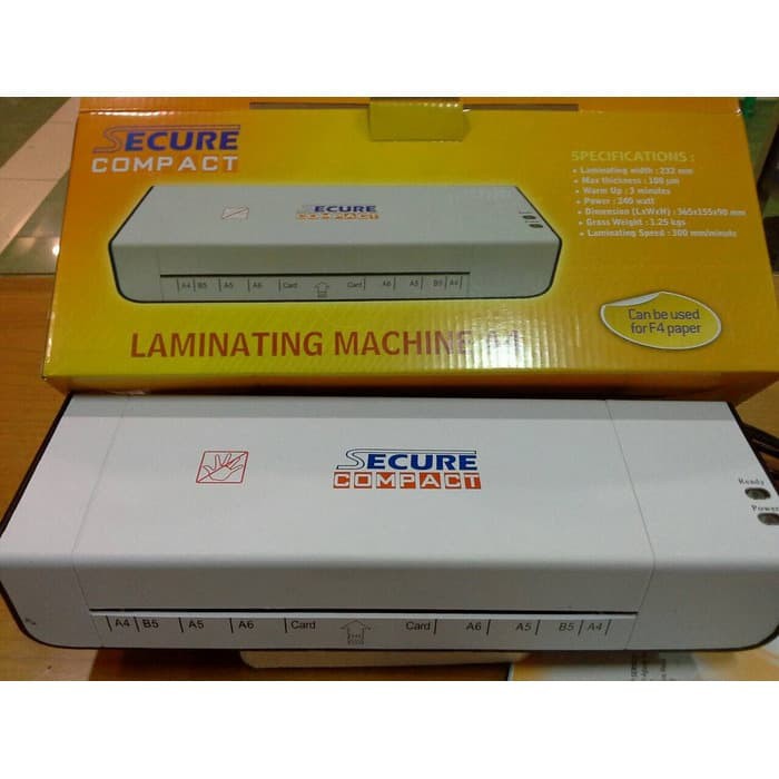 

Mesin Laminating Secure Compact A4 New Original