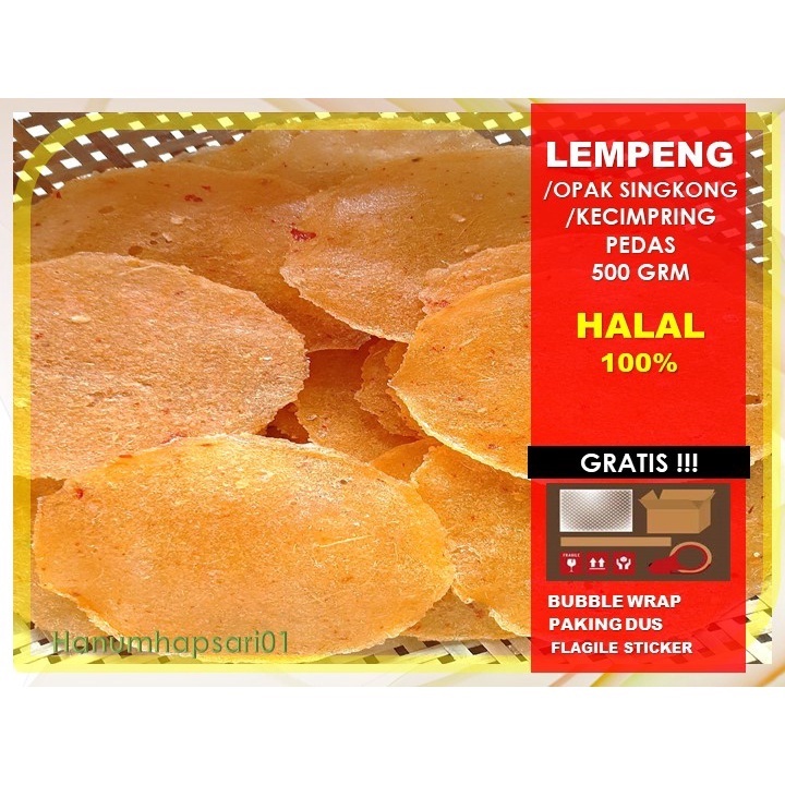 

OPAK SINGKONG/KECIMPRING/LEMPENG PEDAS 500 Gr oleh-oleh khas Gunungkidul Yogyakarta