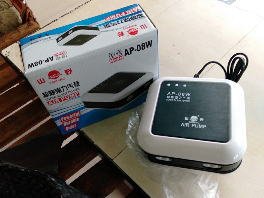 Yamano AP-08W 08 Pompa Udara Air Pump Aerator 4 Lubang Aquarium AP08W