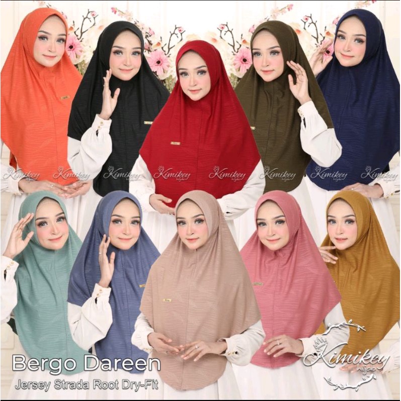 KERUDUNG HIJAB INSTAN BERGO DAREEN BY KIMIKEY