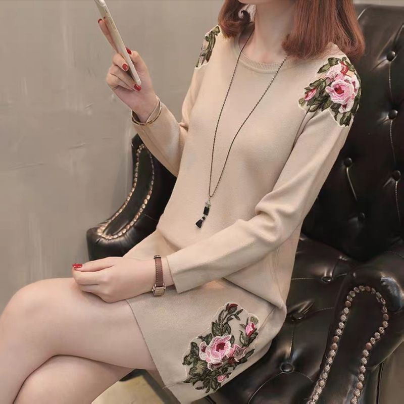 dress knit korean import / knit dress korea vintage bangkok impor dres korea kaos dres korean import