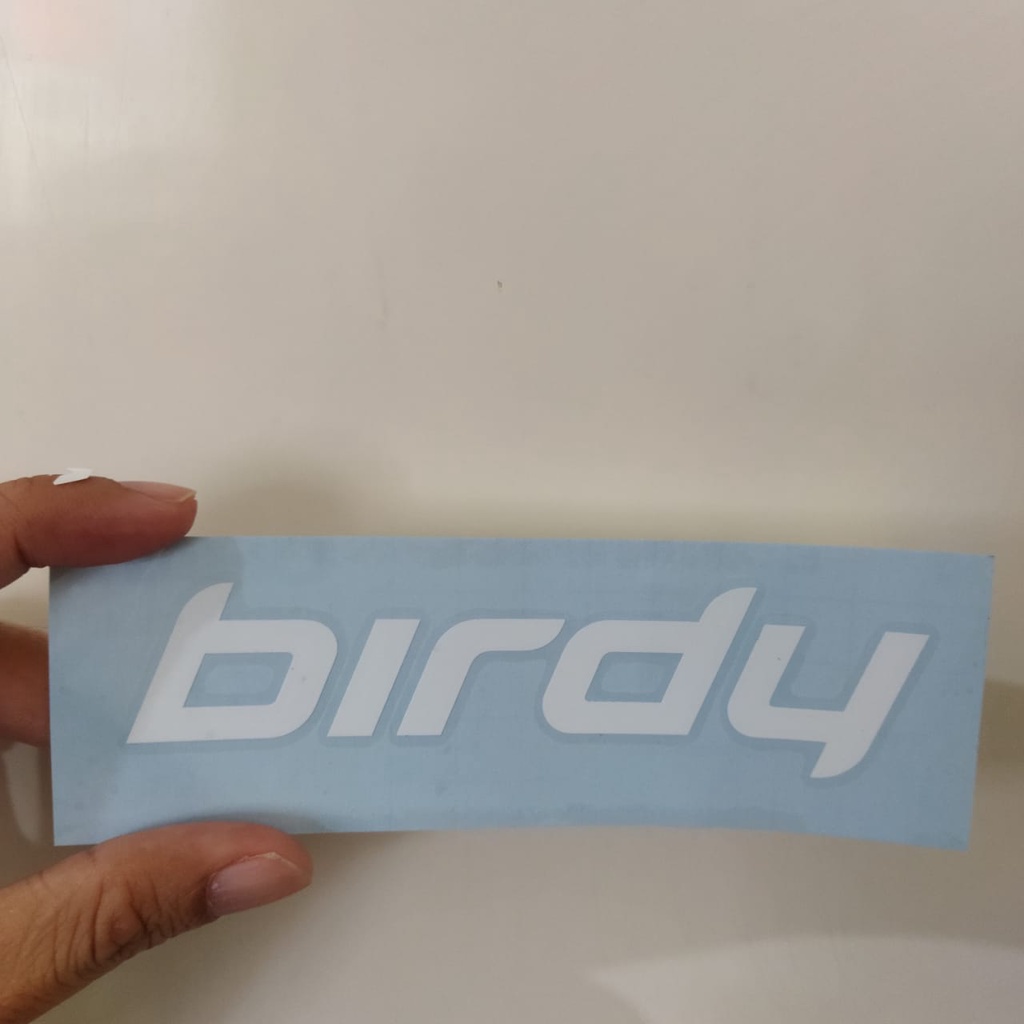CUTTING STICKER FRAME SEPEDA BIRDY LOGO