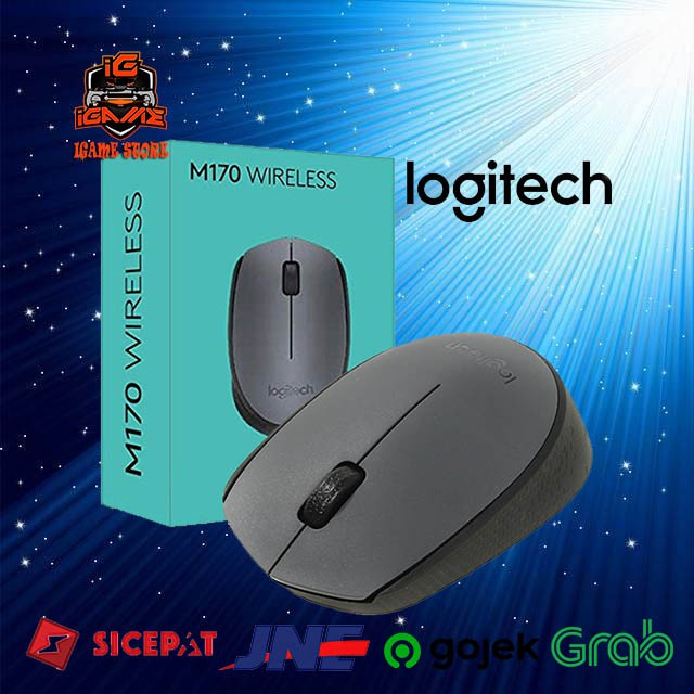 Mouse Wireless Logitech M170 Original MANTUL GAN