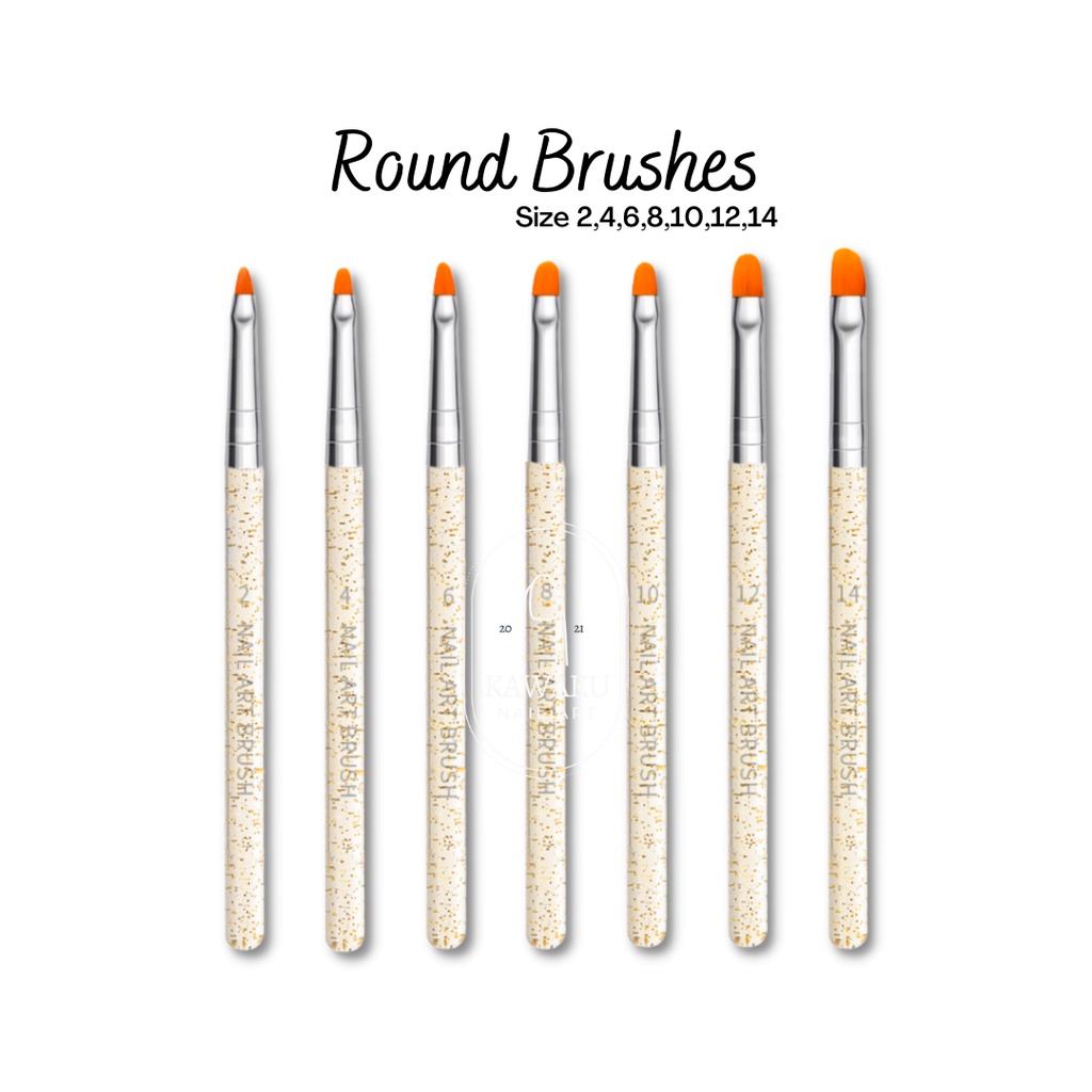 Brush Round Nail Art Set (NP-10)