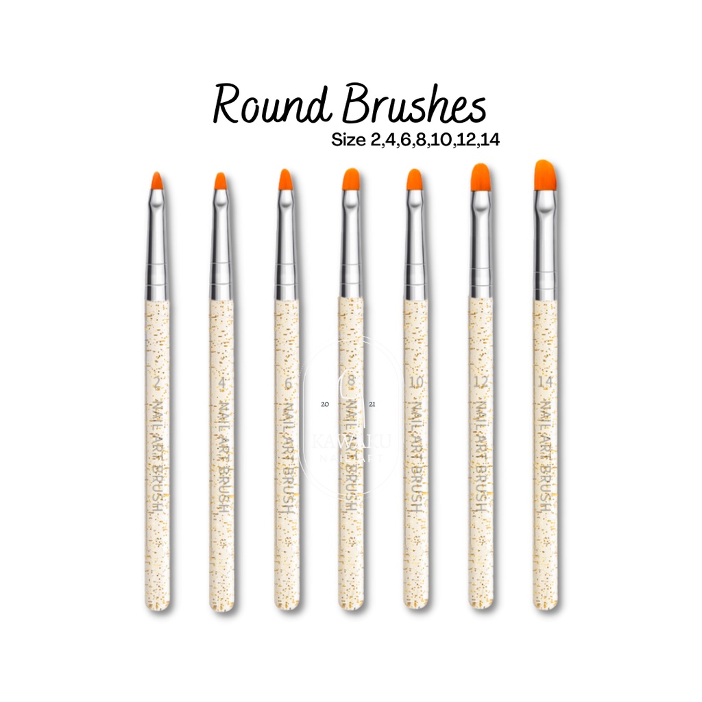 Brush Round Nail Art Set (NP-10)