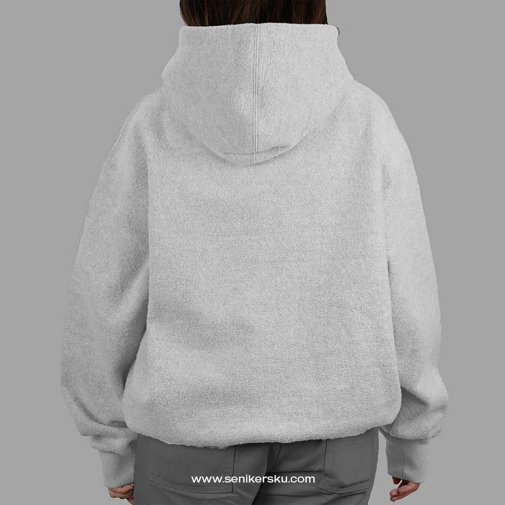 Supreme Inside Out Box Logo Heather Grey Hoodie