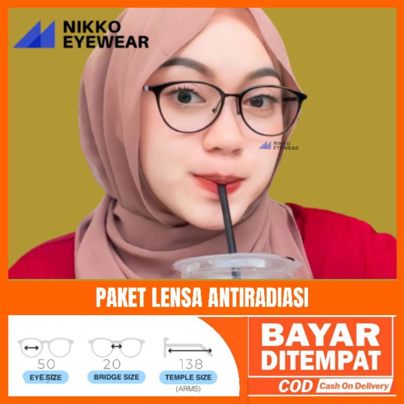 Frame Kacamata 1770, Gratis Lensa Photochromic, kacamata Antiradiasi,kacamata Baca, kacamata Korea