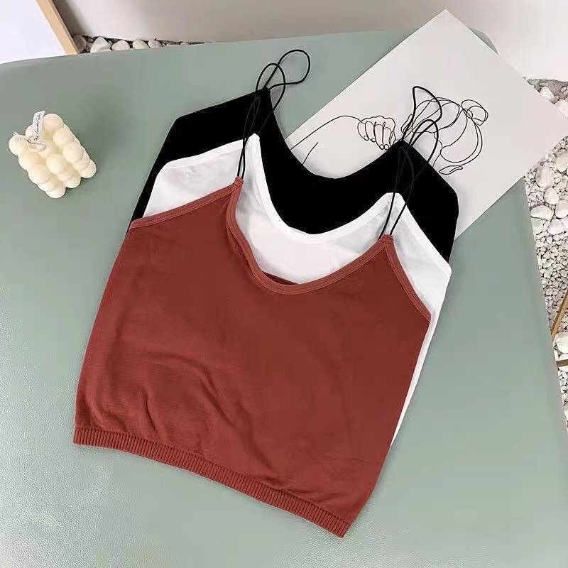 COD NOONA TANK TOP (rajut halus, camisole,tanpa pad,atasan wanita,yukensi,kamisol,tanktop korean)