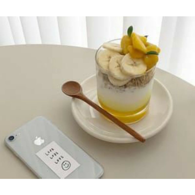 gelas kaca bening barley pendek bulat 325 ml - gelas multiguna